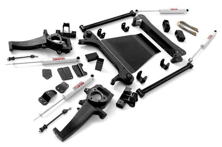4-5-inch X-Series Suspension Lift Kit (3-inch Rear Blocks)