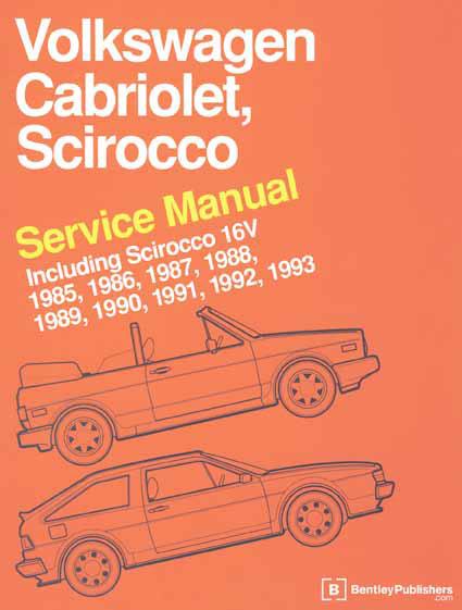 Book Scirroco / Cabrio / 16v