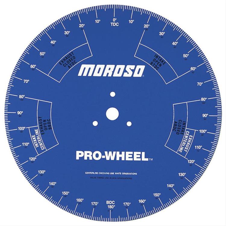 Degree Wheel, Steel, Blue, 18"