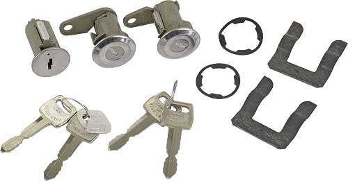 låssats, tändningslås  & dörrar, med nycklar