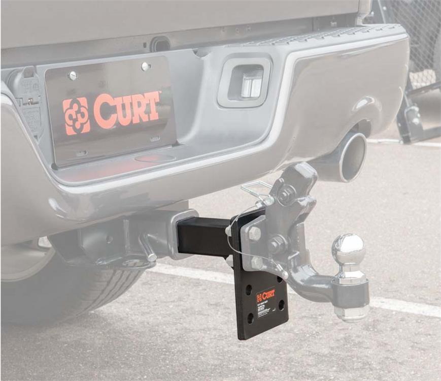 Pintle Hitch, Ball and Pintle Hook, Plate Mount, 16,000 lbs. GTW, 2 in. Hitch Ball Diameter