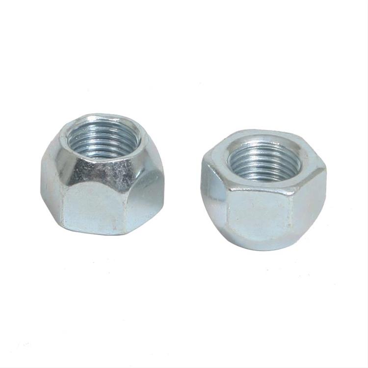 Lug Nuts, Steel, Natural, Conical Seat, 1/2"-20 RH