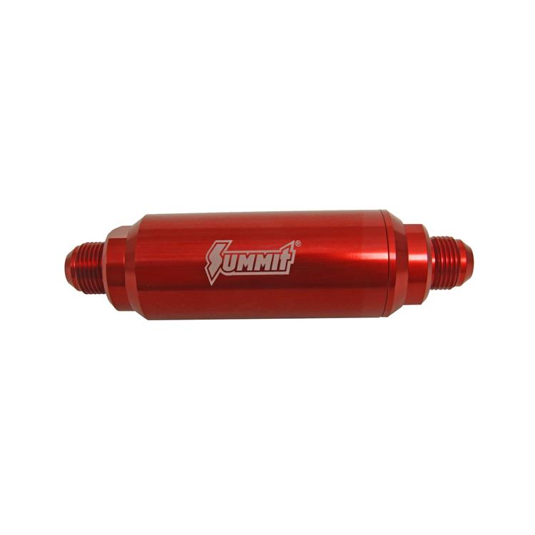 Fuel filter AN10, 100 Micron, Red