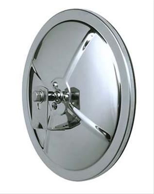 Mirror, West Coast, Full Size Convex, 6" Stainless Round