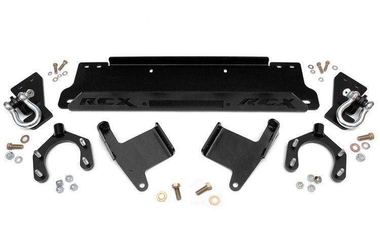 Factory Bumper Winch Mounting Plate (Includes D-Rings)