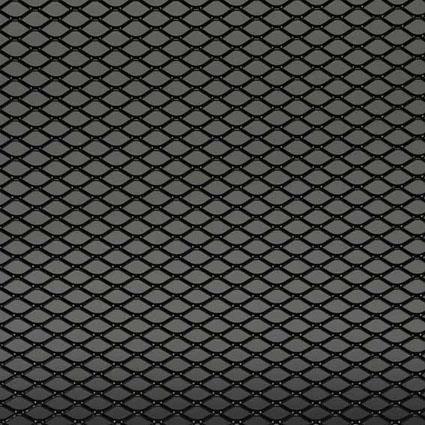 Grillgaller grillnät aluminium 25x125cm, 16x8 mm, svart