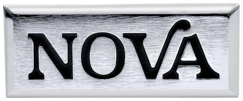 1976-77 Chevrolet "Nova" Script Grill Emblem (Except SS/Rally Models)