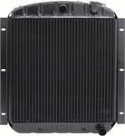 1955-59 GMC 4-ROW RADIATOR W/ L6 OR SMALL BLOCK AND AUTO TRANS