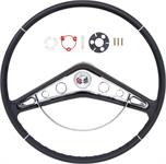 17" Steering Wheel With Horn Ring And Emblem