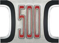 1969 Coronet 500 Center Grill Ornament - 500 Logo