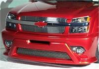 CHEVROLET AVALANCHE [CLADDED BODY ONLY] BUMPER COVER [LESS LIGHTS & GRILLE] 2002-2005