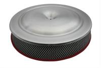 Air Cleaner Assembly, Low Profile Racing Air Cleaner, Drop Base, 16 in. Dia, 4"