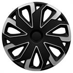 Set wheel covers Ultimo 13-inch silver/black