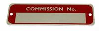 Commission Numberplate