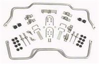 Chevy Front, Rear Anti-Sway Bar Set, With Urethane Bushings, All Except Wagon, 1955-1957