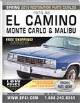 katalog OPGI El Camino, Monte Carlo & Malibu 1978-1988