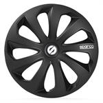 wheel cover Sicilia 14-inch black/carbon