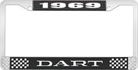 nummerplåtshållare 1969 dart - svart