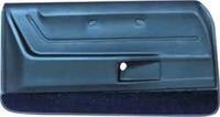 1968 CAMARO DELUXE DOOR PANELS - MEDIUM BLUE WITH MEDIUM BLUE CARPET