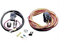 Electric Fan Wiring Harness, Single, Relay, Sending Unit, 3/8"-18 NPT