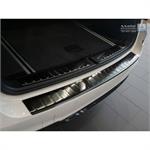Zwart RVS Achterbumperprotector BMW X3 F25 2014- 'Ribs'