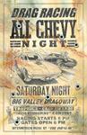 Old School Racing Signs in Steel"All Chevy"