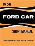 verkstadshandbok Ford 1958, 650 sidor