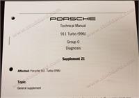 Technical Manual 911 Turbo ( 996 ) Group 0 Diagnosis Supplement 21