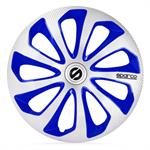 wheel cover Sicilia 14-inch silver/blue/carbon