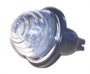 Blinklampa fram klar lilla komplett utan glödlampa (glas)