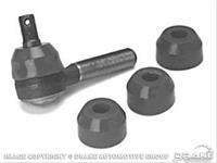 Tie Rod End Dust Boots, Conical, Polyurethane, Black, Ford, Pair