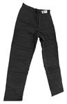 Driving Pants, Single Layer, Fire-retardant cotton, Black, Summit Racing Equipment® Logo, SFI 3.2A/5, X-Large