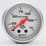 Oil pressure, 52.4mm, 0-150 psi, mechanical