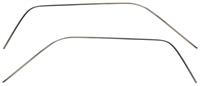 1964-68 Ford Mustang; Roof Rail Moldings; Coupe; Pair