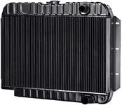1961-63 Impala/Full-Size 409 V8 Eng W/ MT - Radiator Notched 4-Row W/ Brass/Copper Core