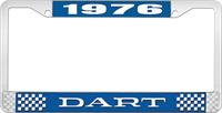 nummerplåtshållare 1976 dart - blå