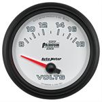 Voltmeter, 67mm, 8-18 V, electric