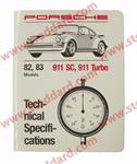 Technical Specifications Book 911SC, Turbo