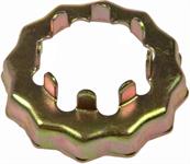 Retainer, Spindle Nut, Steel, Gold Iridited, AMC, Ford, Lincoln, Mercury, Set of 5
