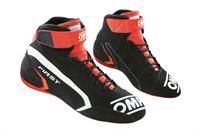 FIRST SHOES FIA 8856-2018 BLACK / RED SZ. 37