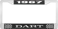 nummerplåtshållare 1967 dart - svart