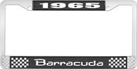 nummerplåtsram 1965 barracuda - svart