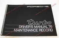 Owners Drivers Manual for 1976 911 Turbo