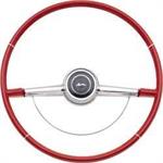 steering wheel red with horn ring