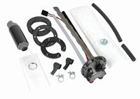 Fuel Pump, Go Fuel, Retrofit In-Tank, 90 gph Pump, 6-15 in. Depth, 15 Amp Draw, -6AN ORB Inlet/Outlet, Filter Socks, Hardware, Seals, Terminals, Kit