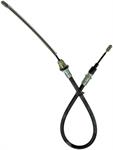 parking brake cable, 73,03 cm, rear left and rear right