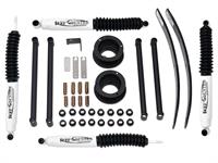 Suspension Lift, Spacer/Add-a-Leaf, Gas Shock, 3" Front, 2" Rear