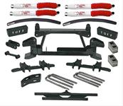 Suspension Lift, Upper Control Arms/Spacer, Gas Shock, 6.0 in. Front, 6.0 in. Rear, Chevy, GMC, Kit