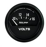 Voltmeter, 67mm, 10-16 V, electric