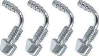 Headlamp Washer Nozzles, Steel, Chrome, Chevy, Models with Rally Sport Package Only, Set of 4